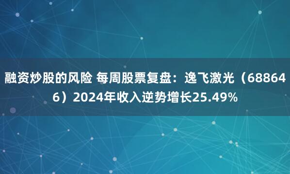 融资炒股的风险 每周股票复盘：逸飞激光（688646）2024年收入逆势增长25.49%